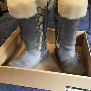 Tall UGG boots with cuff